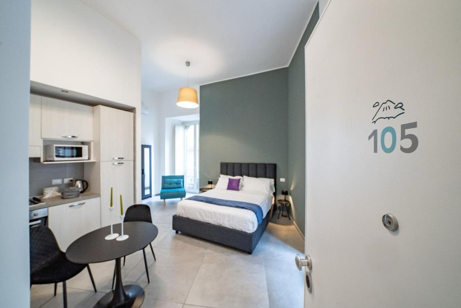 Bovio Boutique Studio Apartment Napoli Værelse billede